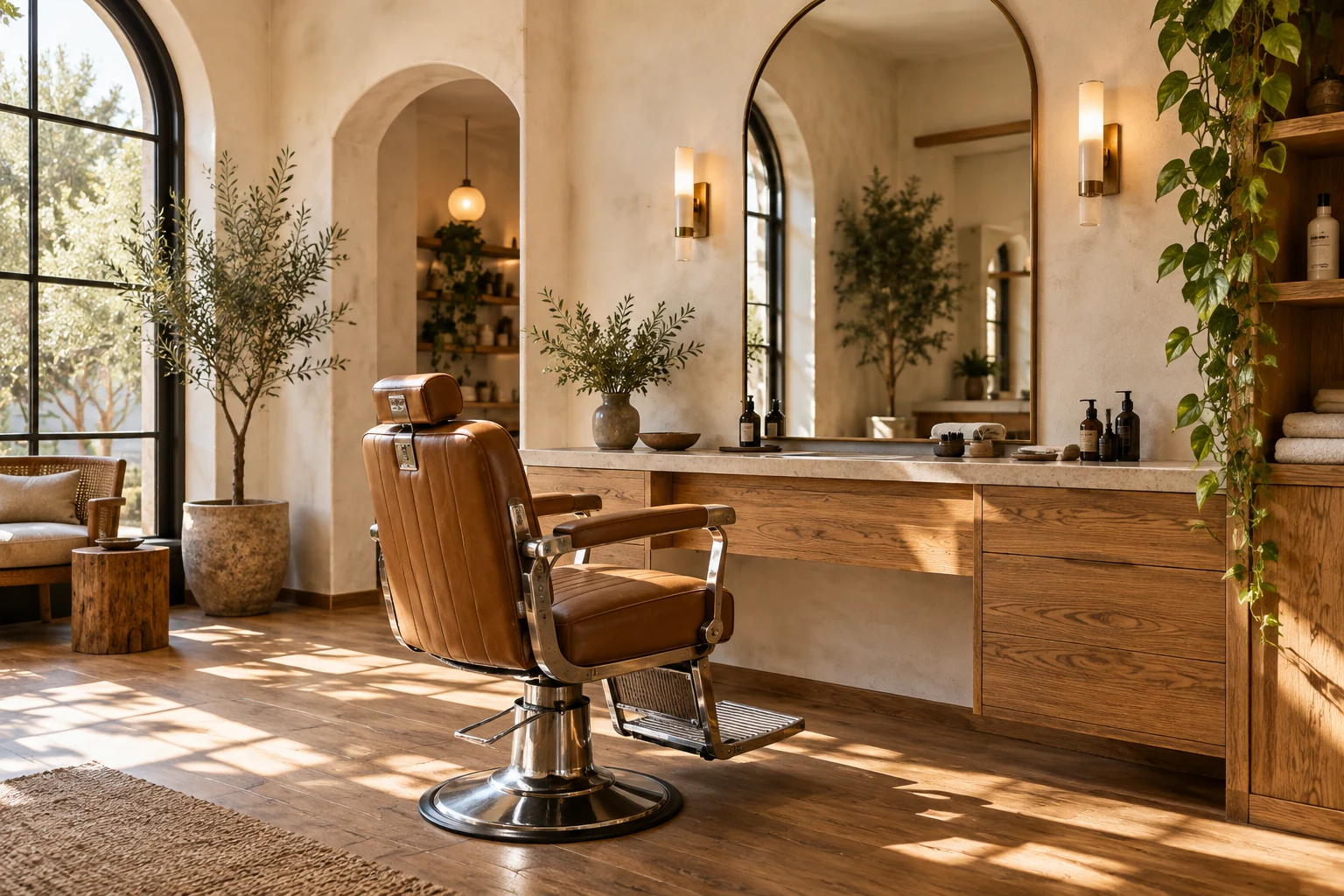 Illustrative beauty & grooming concept